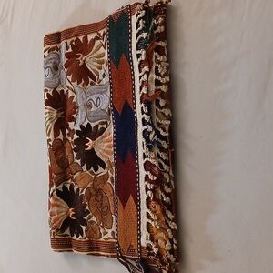 Vintage Embroidered Table Runner